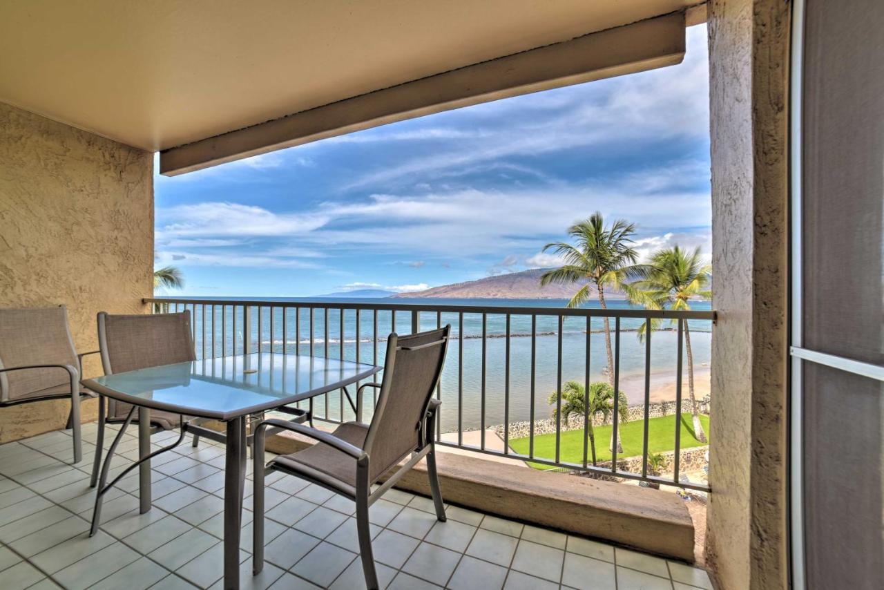 Beachfront Kihei Sanctuary With Lanai And Ocean Views! Екстериор снимка