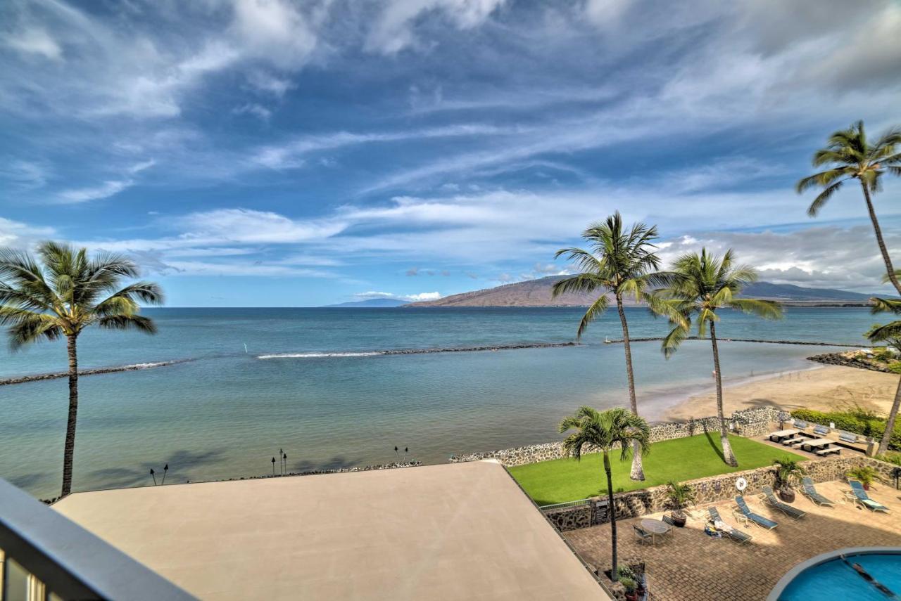 Beachfront Kihei Sanctuary With Lanai And Ocean Views! Екстериор снимка