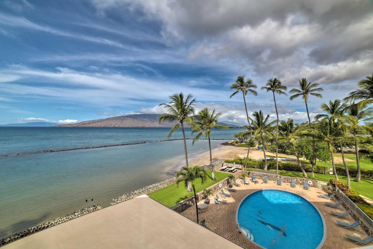 Beachfront Kihei Sanctuary With Lanai And Ocean Views! Екстериор снимка