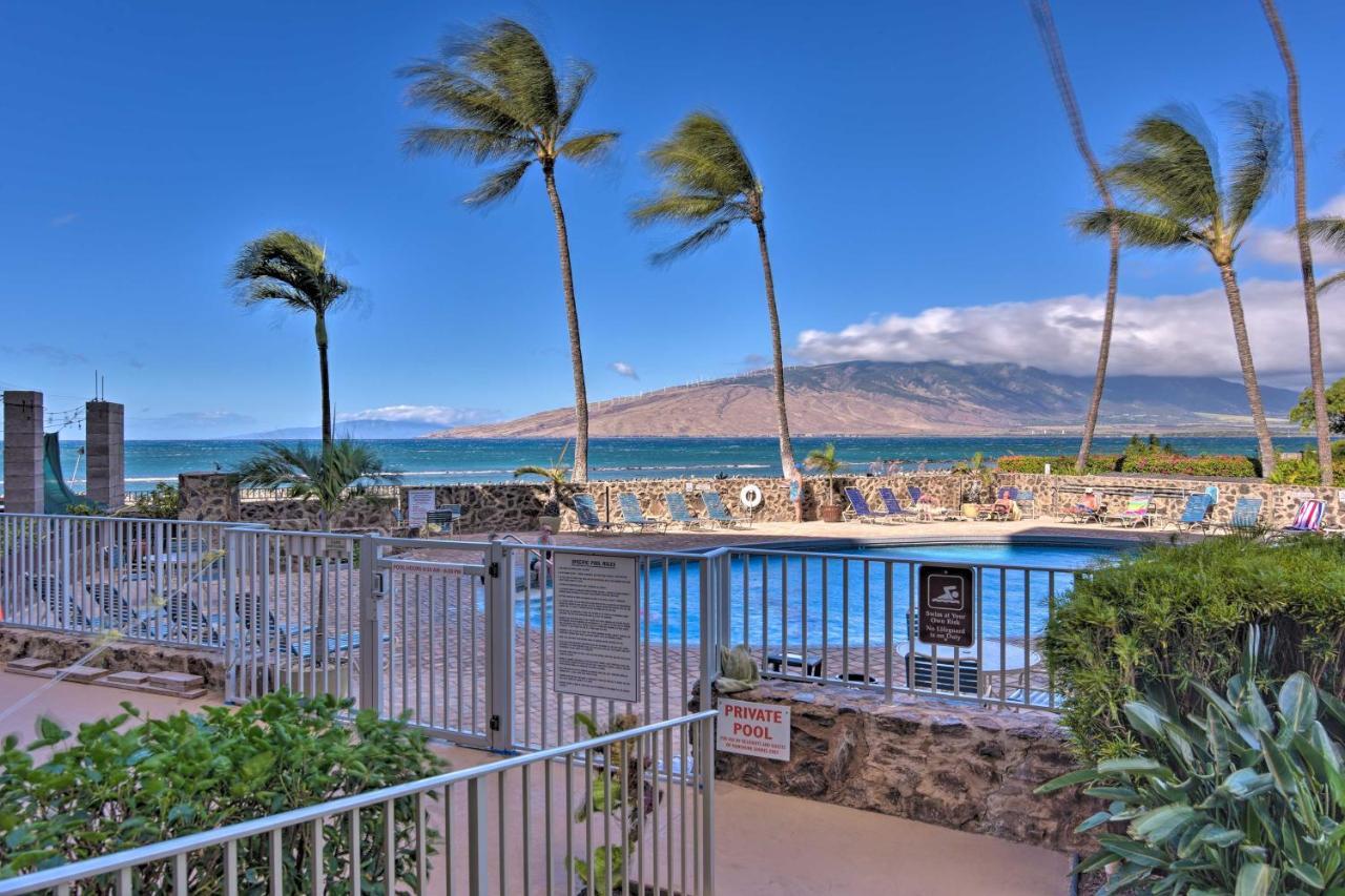 Beachfront Kihei Sanctuary With Lanai And Ocean Views! Екстериор снимка