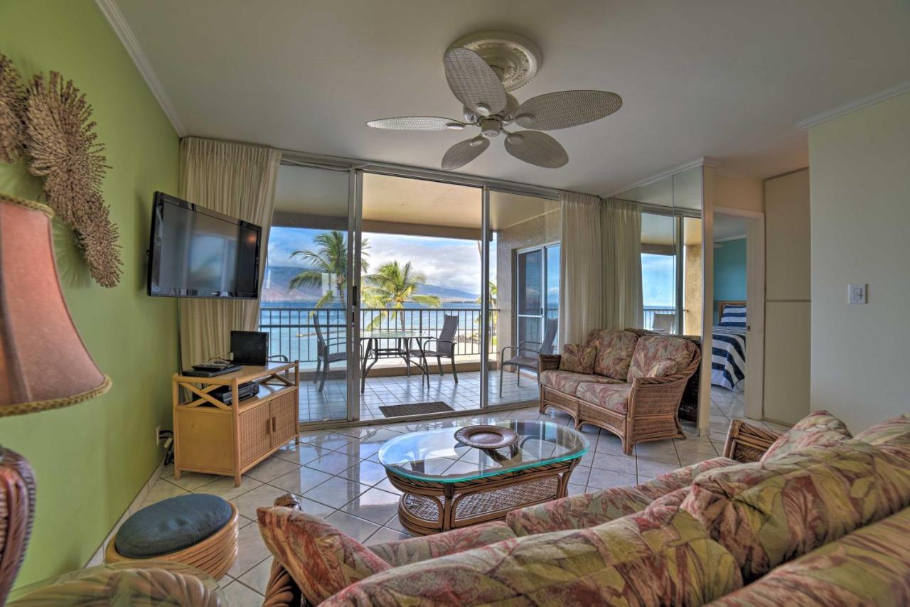 Beachfront Kihei Sanctuary With Lanai And Ocean Views! Екстериор снимка