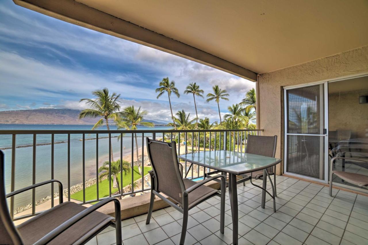 Beachfront Kihei Sanctuary With Lanai And Ocean Views! Екстериор снимка